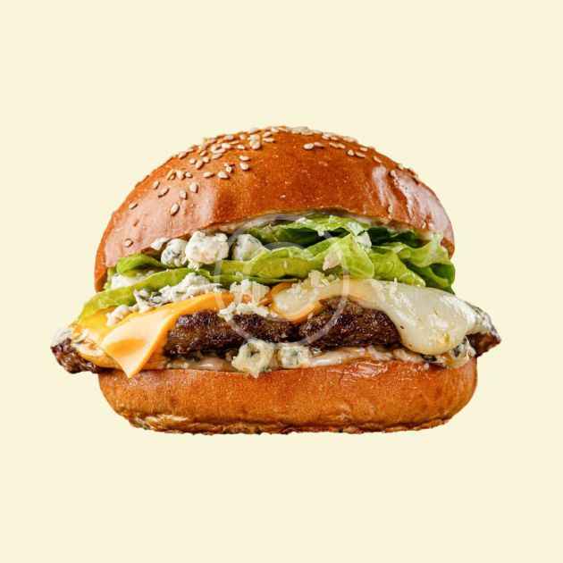 Triple cheese burger